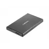 NATEC RHINO GO case USB 3.0 per HDD/SSD SATA 2,5'', nero alluminio