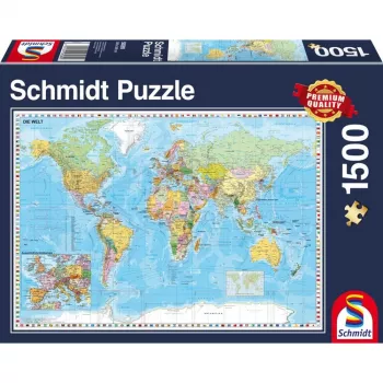 Puzzle Schmidt Spiele 58289 1500 pezzi Carte