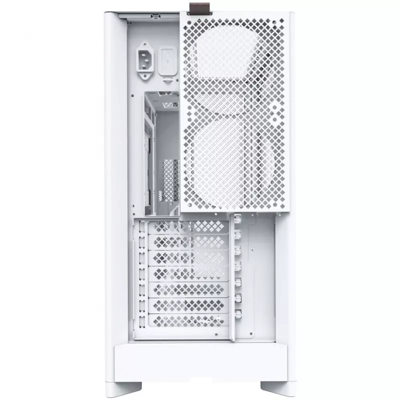 Case per computer Montech HS01 Tempered Glass ATX bianco