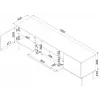 Mobile RTV Cama EF TRESSE 180x40x54.5 verde opaco