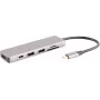 Dock per laptop S/CONN 14-05027 con filo USB 3.2 Gen 1 Type-C grigio