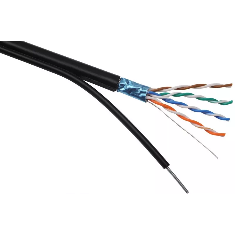 Cavo di rete Solarix SXKD-5E-FTP-PE-SAM RJ45 CAT5E 305 m nero