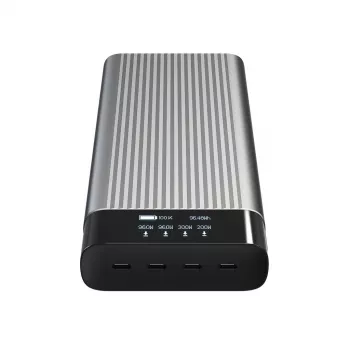 HYPER HJ245B Powerbank 27000 mAh argento