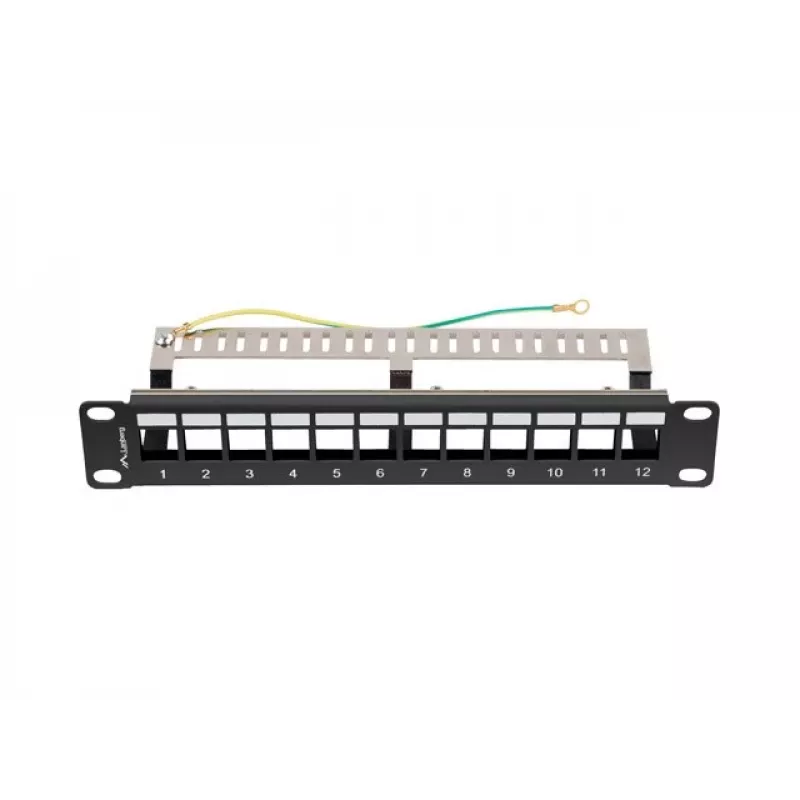 Patch panel LANBERG PPKS-9212-B 12 porte 1U 10 pollici FTP