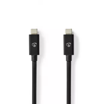 Nedis cavo USB-C da 2 m 4.0 Gen2x2, 240W, 20 Gbps (CCGB66020BK20)