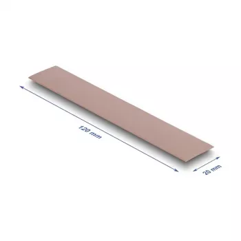 Pad termico DeLOCK 18481 3 W/m·K rosa 20x120x0,5 mm