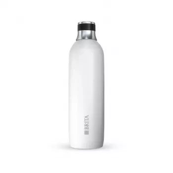Bottiglia per carbonazione per BRITA 1046735 — acciaio inox, 1 L, 93 mm Ø, altezza 305 mm