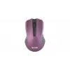 Mouse wireless simmetrico ottico 2,4 GHz, 3 tasti, viola