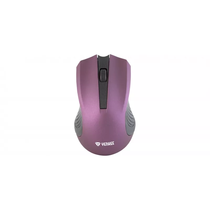 Mouse wireless simmetrico ottico 2,4 GHz, 3 tasti, viola