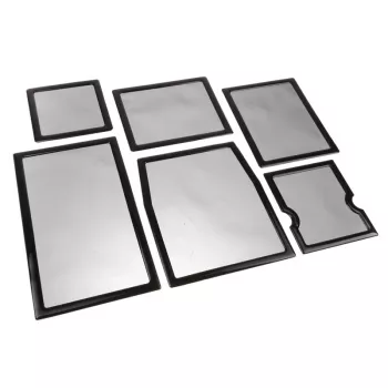 Set filtri antipolvere Demciflex per Cooler Master HAF XM - nero/nero