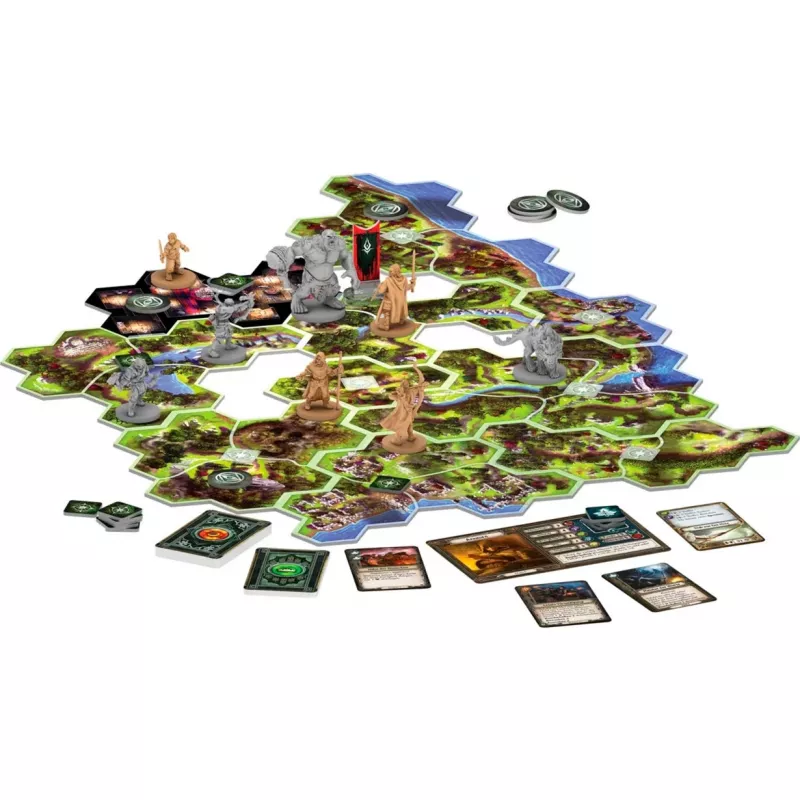 Asmodee Il Signore degli Anelli: Viaggio nella Terra di Mezzo, gioco da tavolo