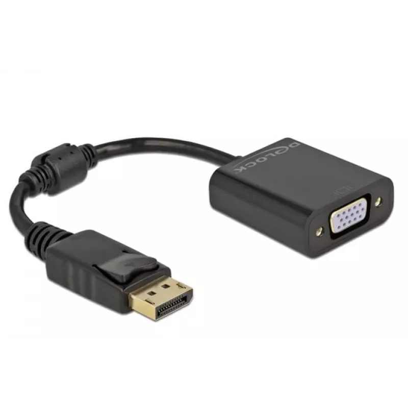 Adattatore DisplayPort 1.2 connettore maschio su VGA connettore femmina DeLOCK 61006