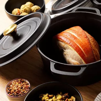 Casseruola in ghisa Russell Hobbs 24 cm, nero