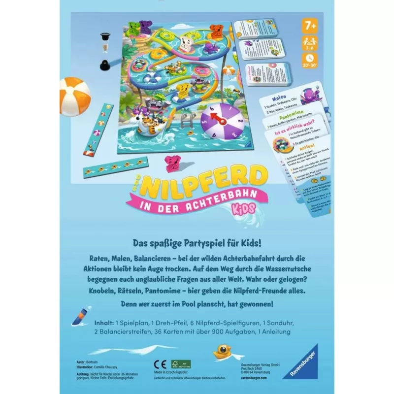 L'ippopotamo sulle montagne russe Kids, party game