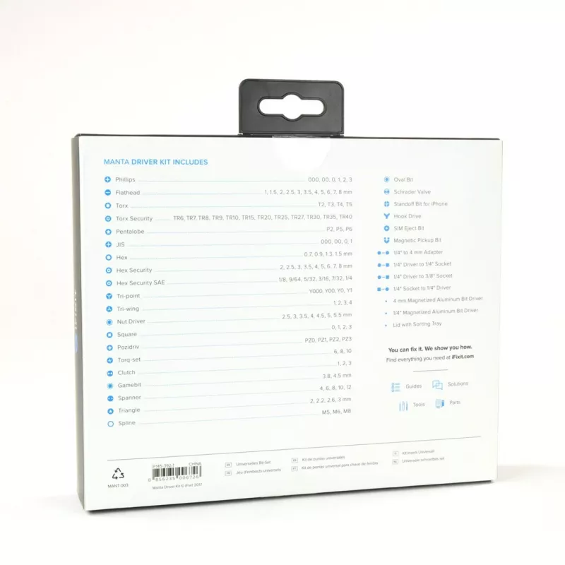 iFixit EU145392 punte per cacciavite 112 pezzi