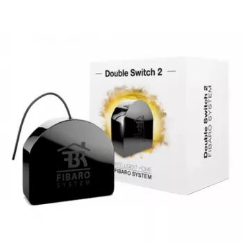 Relè elettrico Fibaro FIBEFGS-223 nero — 230 V AC, 10 A, IP20, 42×38×20 mm