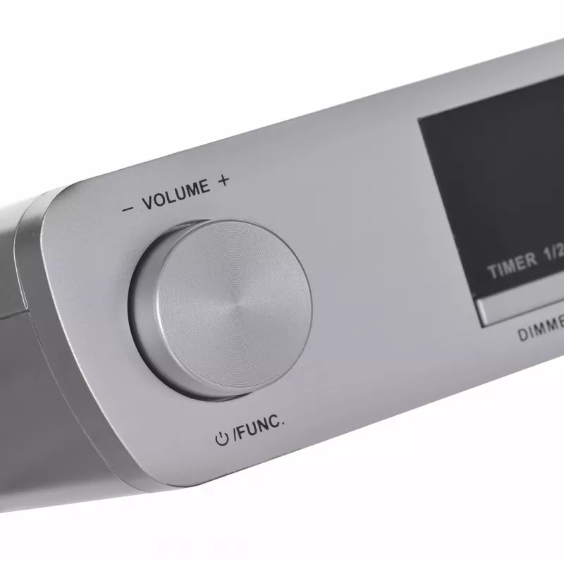 Radio da cucina BLAUPUNKT KR14BT con Bluetooth, FM, display LED, 2x0.8W, rete/batteria, grigio