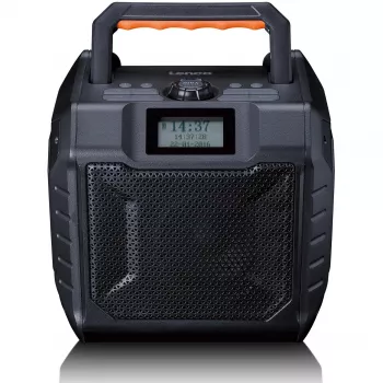 Radio digitale portatile Lenco ODR-160GY grigio FM/AM con tuner digitale e design compatto