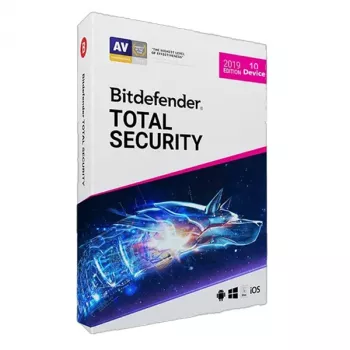 Bitdefender Total Security (10 dispositivi, 1 anno) chiave di licenza digitale