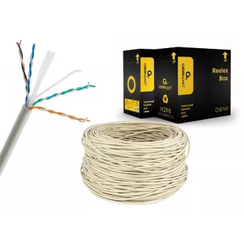 Cavo di rete Gembird UPC-6004SE-SOL Cat6 RJ-45 su bobina, 100 m, grigio