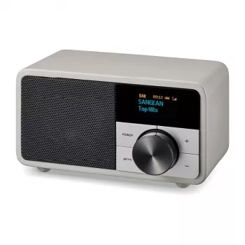 Radio da tavolo Sangean DDR-7 Glacier Silver con sintonizzatore digitale e Bluetooth
