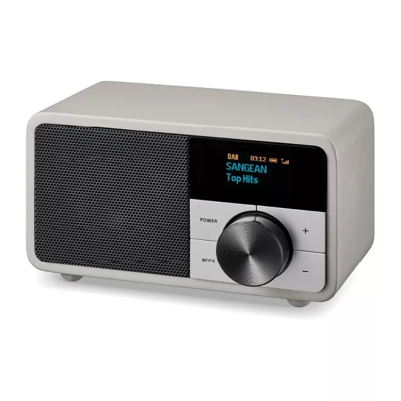 Radio da tavolo Sangean DDR-7 Glacier Silver con sintonizzatore digitale e Bluetooth