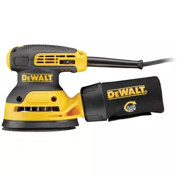 Levigatrice orbitale DeWalt DWE6423-QS, 280 W, 8.000–12.000 OPM, corsa di levigatura 2,6 mm, 1,28 kg