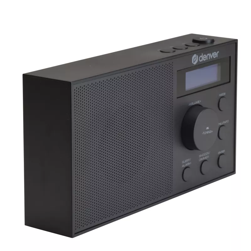 Radio DENVER DAB-51B — radio digitale compatta DAB+/FM/AM, nera