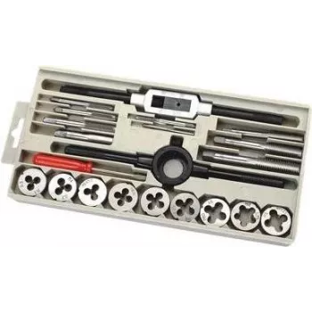 Set per filettatura c.k tools T4032 — maschi metrici, 21 pezzi