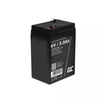 Batteria per UPS Green Cell AGM11 6 V 5 Ah piombo-AGM (VRLA) batteria singola, 70×100×47 mm, 780 g