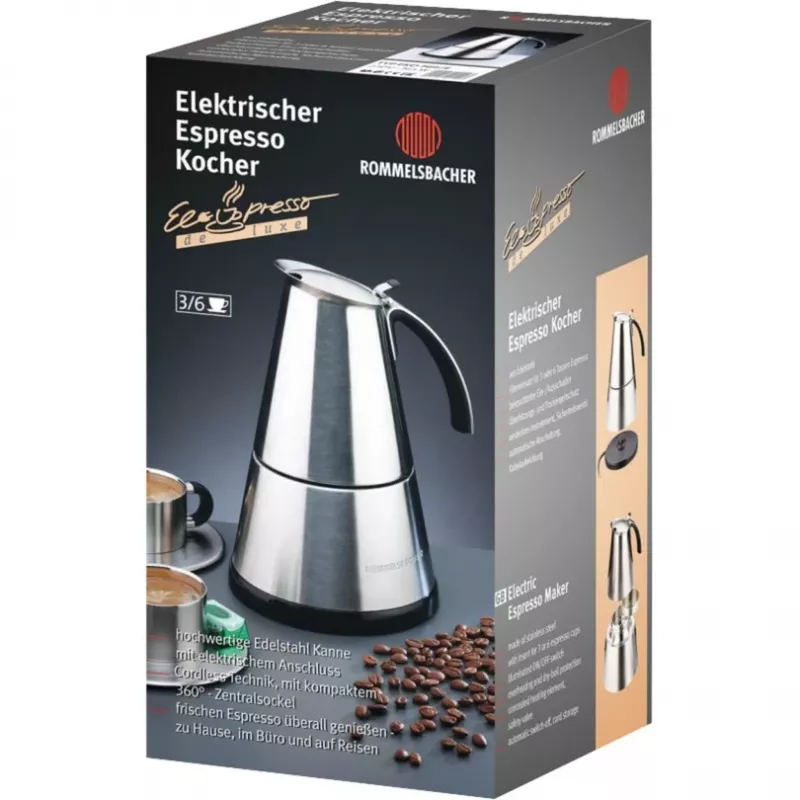 Macchina per caffè EKO 366/E Elpresso deLuxe, caffettiera per espresso