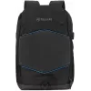 Zaino per notebook Tellur TLL611282 con porta USB e striscia illuminata, nero
