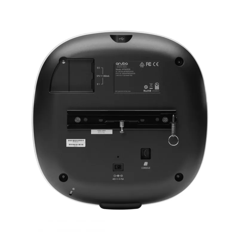 HPE - Aruba AP-535 (RW) - Campus - stazione radio base ZigBee Bluetooth 5.0 ZigBee Bluetooth Wi-Fi 6 2,4 GHz 5 GHz
