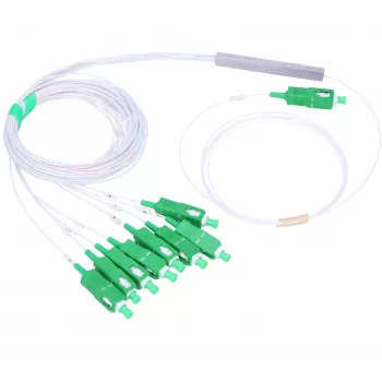 Splitter Extralink 1:8 PLC SC/APC, 900um, 1m