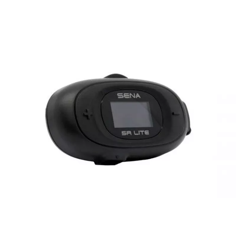 Interfono per moto Sena 5R Lite Bluetooth 5.1 portata 700 m con display LCD e kit microfono universale per due caschi