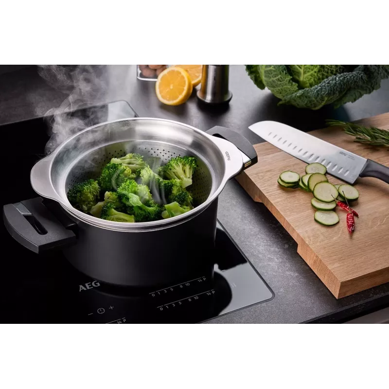 Colino GEFU PREMIO G-28131, 23 cm acciaio inox colino da cucina