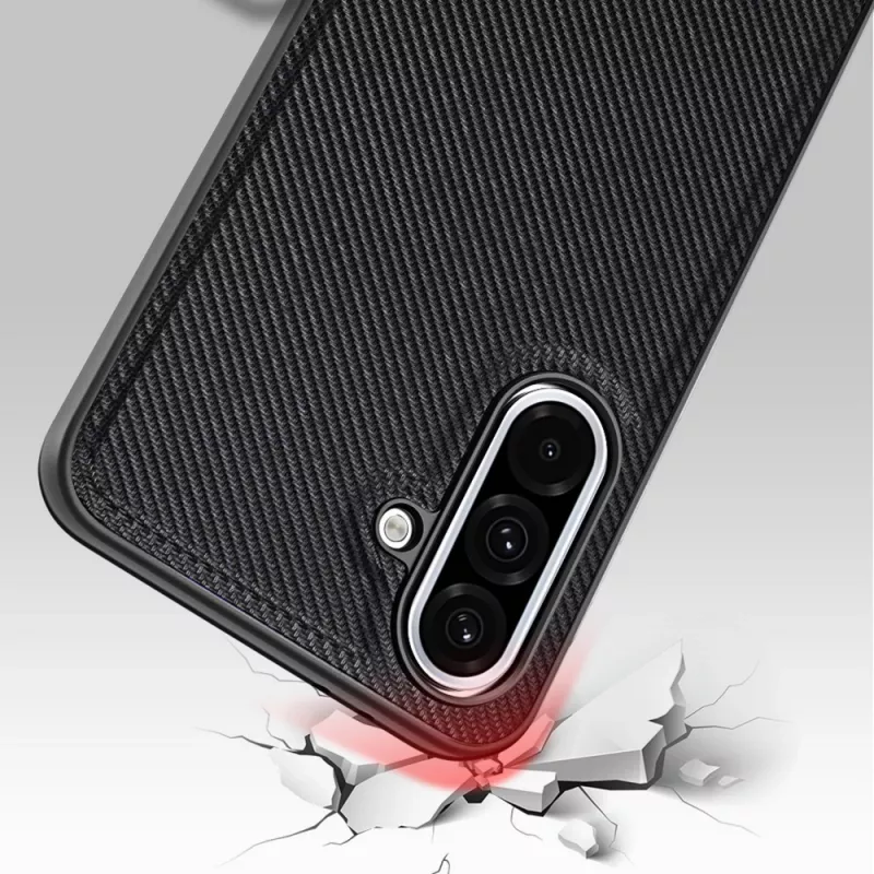 StyleShell NYLO, custodia per cellulare nera, Samsung Galaxy A36 5G