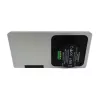 Shelly Wall Display X2 pannello di controllo, Wi-Fi, Bluetooth, argento + BLU H&T avorio
