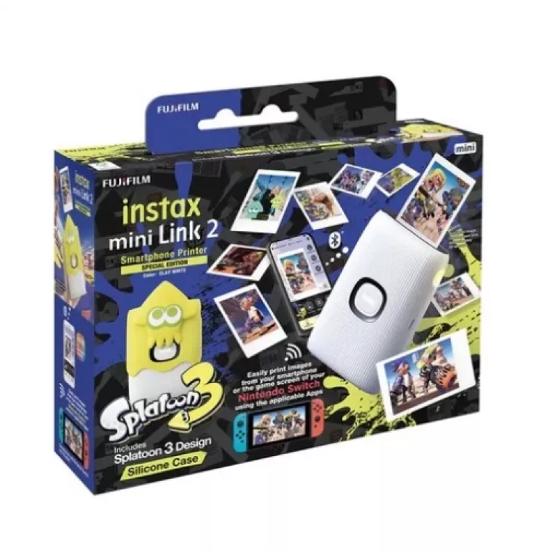 Stampante Fujifilm Instax Mini Link 2 Special Edition Nintendo, termica, Clay White