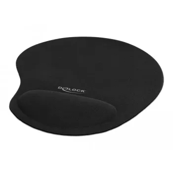 Tappetino mouse DeLOCK tappetino mouse ergonomico con poggiapolsi in gel