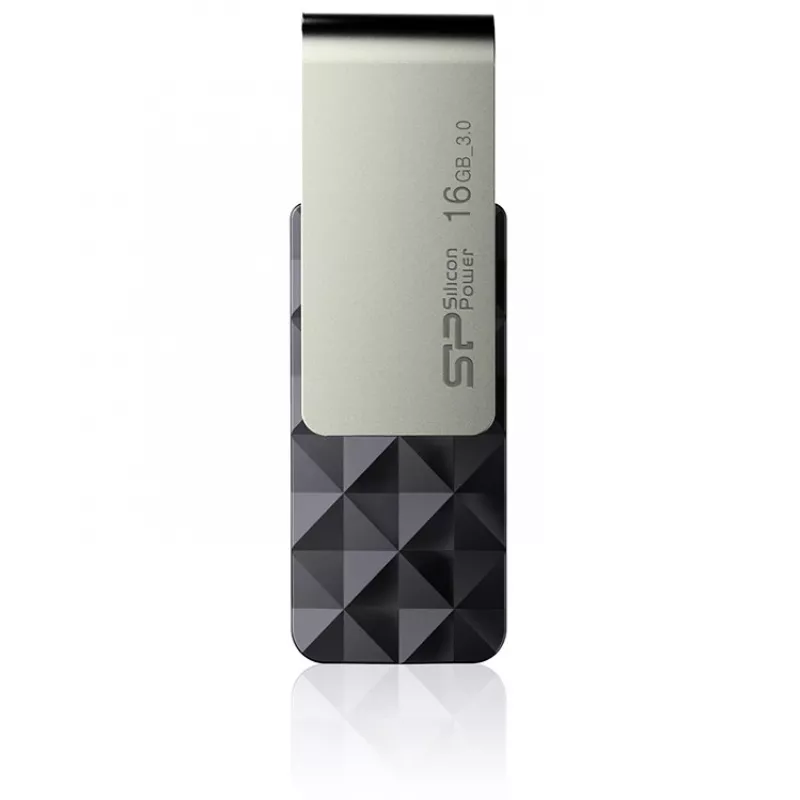 Silicon Power Blaze B30 SP016GBUF3B30V1K chiavetta USB, 16 GB, USB 3.0, nero