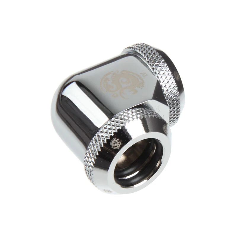 Adattatore Multi-Link BitsPower 90° per 2x 12mm AD — BP-E90DML, argento lucido