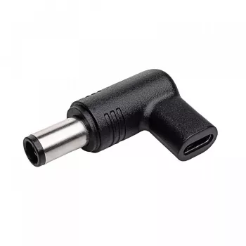 Akyga AK-ND-C08 adattatore di ricarica USB-C a DC 7,4 x 5,0 mm + pin per notebook, 18,5-20 V, 100 W, per Dell