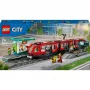 LEGO City Tram e stazione set da costruzione per il gioco di ruolo per bambini con tram giocattolo, regalo per ragazzi e ragazze dai 7 anni che amano i veicoli