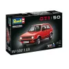 Modellino in plastica auto REVELL VW Golf1 GTI 50 anni scala 1:24