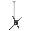 Barkan 3500 supporto da soffitto per TV, completamente orientabile, 13-65", 40 kg, bianco
