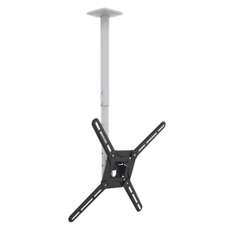 Barkan 3500 supporto da soffitto per TV, completamente orientabile, 13-65", 40 kg, bianco