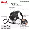 Flexi Black Design L 5 m guinzaglio per cani con meccanismo a rotella