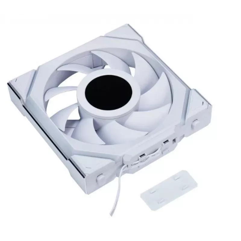Lian Li UNI FAN SL Wireless 120 ARGB PWM ventola per case, 120 mm, confezione da 3 con controller, bianca