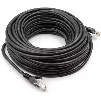 Cavo Cat5E UTP, 15 m, nero
